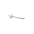 Azar Displays 2-Piece 4" Metal Wire Hook Plastic Attached Back: 0.148" Dia., PK50 701204